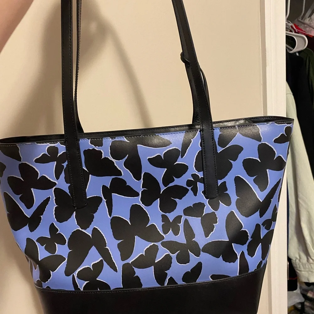 Kate Spade Butterfly Adley Tote Bag - Picture 3 of 6